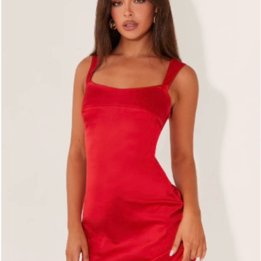 PEPPERMAYO Odette Satin Mini Dress, US 2